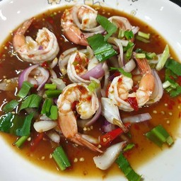 ยำกุ้งสุก