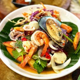 ยำวุ้นเส้นซีฟู้ด