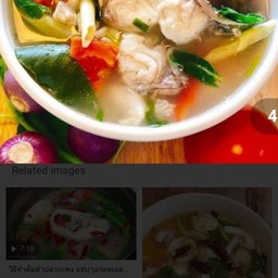 ต้มยำปลากะพง