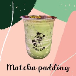 Swirl Matcha pudding