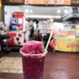 น้ำดอกอัญชัญผสมมะนาว