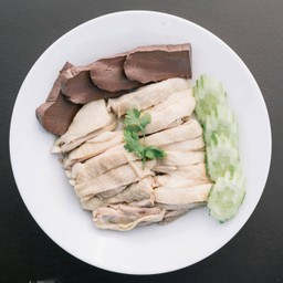 ไก่ต้มสับ จานใหญ่