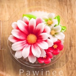 ขนมวุ้นดอกไม้ เค้กวุ้น By Pawinee