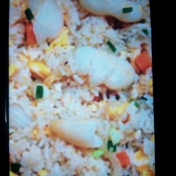 ข้าวผัดปลาหมึก