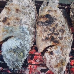 ปลาเผาน้ำจิ้มชีฟู๊ดรสเด็ด &  หมูปิ้งสูตรโปราณ