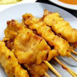 หมูสะเต๊ะ 10 ไม้