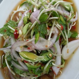 ยำยอดอ่อนทานตะวัน