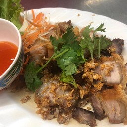 หมูกรอบทอด