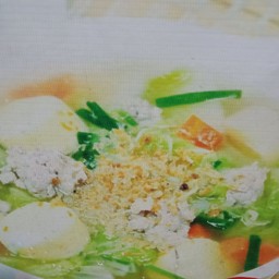 แกงจืดเต้าหู้หมูสับ