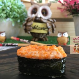 ข้าวปั้นสลัดทูน่าไข่กุ้ง 1 คำ