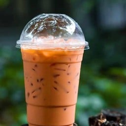 ชาไทยสีส้ม แก้วโอ่ง