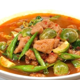 แกงป่าสับนก (เนื้อปลากราย)