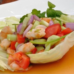 ยำกุ้งย่าง