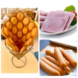 V11 วาฟเฟิลไส้กรอก&แฮม