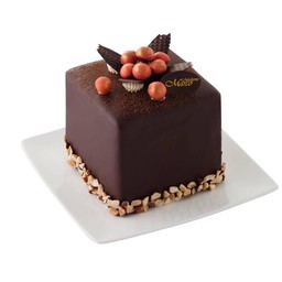 คิวบ์คาโรล่าเค้ก 4x4นิ้ว (1ปอนด์)