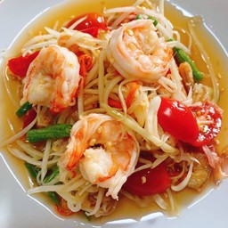 ตำไทยกุ้งสุก