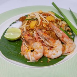 ผัดไทยกุ้งสด