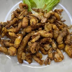 ไข่ปลาทอดกระเทียม