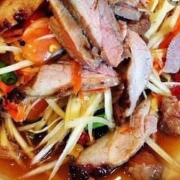 ตำคอหมูย่าง