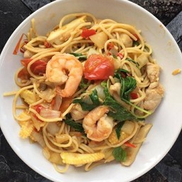 สปาเก็ตตี้ผัดขี้เมา