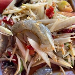 ตำกุ้งสด