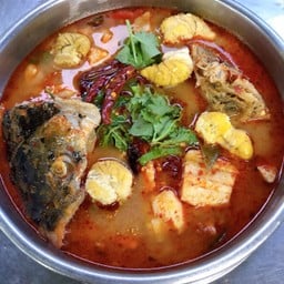 ต้มยำหัวปลา + เนื้อปลา + ไข่ปลา