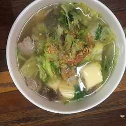 แกงจืดเต้าหู้หมูสับ