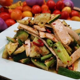 ตำแตงหมูยอปลาร้า