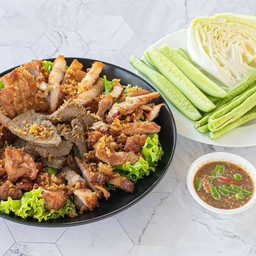 โคตรเล้ง ข้าวหมูทอด