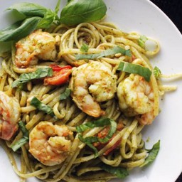 Seafood pesto