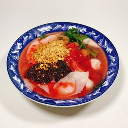 เกาเหลาเย็นตาโฟต้มยำแห้ง