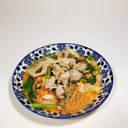 สุกี้แห้งไก่