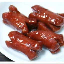 ไส้กรอกราดซอส