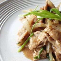 หมูนุ่มผัดน้ำมันหอย(กับข้าว)