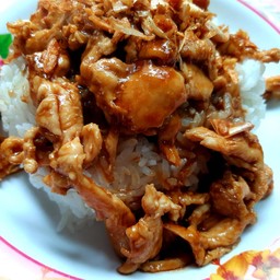 ข้าวไก่กระเทียม