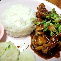 ข้าว(ไก่ย่าง)ซอสเทอริยากิ