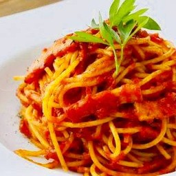 Spageti potato souse