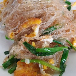 วุ้นเส้นผัดไข่