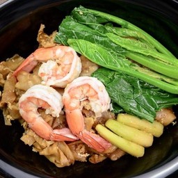 ผัดซีอิ๊ว กุ้ง