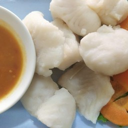 เนื้อปลาดอลลี่ลวกจิ้ม