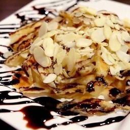 โรตีอัลมอนด์+ช็อกโกแลต