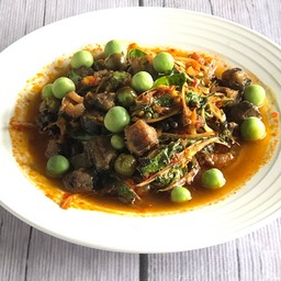 ลาบร้อยเอ็ด อาหารอิสานอาหารป่า