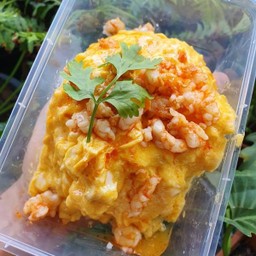 ข้าวไข่ข้นกุ้งสับ 🦐