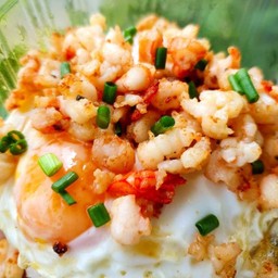 ข้าวไข่ดาวกุ้งสับ 🦐