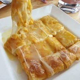 โรตีข้าวโพด+ชีส