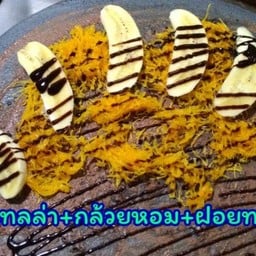 โอวัลตินครั้นชี่+กล้วยหอม+ฝอยทอง