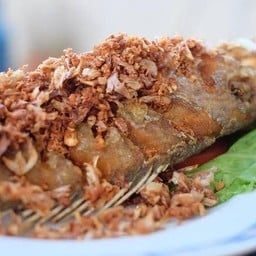 ปลาเก๋าทอดกระเทียม