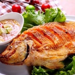 ปลาทับทิมทอดเกลือ