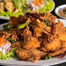 ปลาทับทิมทอดสมุนไพร