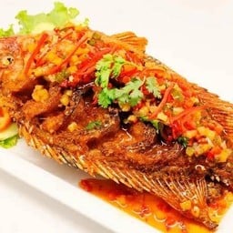 ปลาทับทิมราดพริก